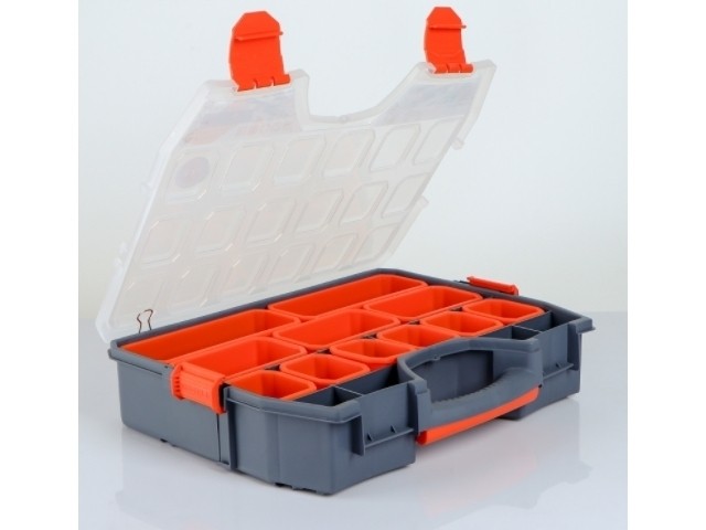 Органайзер Boombox 18/46 см серо-свинцовый/оранжевый 3772/8